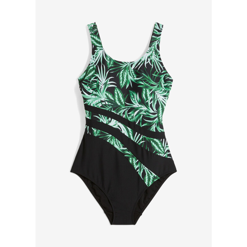 bonprix Jednodielne sťahovacie plavky, stredný tvarujújci efekt, farba 54741840