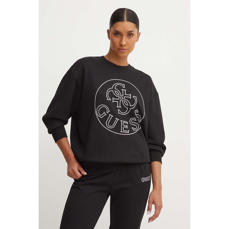 Guess noÉmie cn sweatshirt BLACK 54749156
