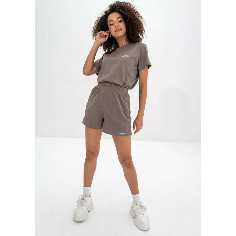 Mosquito Dámske teplákové kraťasy Bane Simply Taupe mocca, Farba mocca 54749185