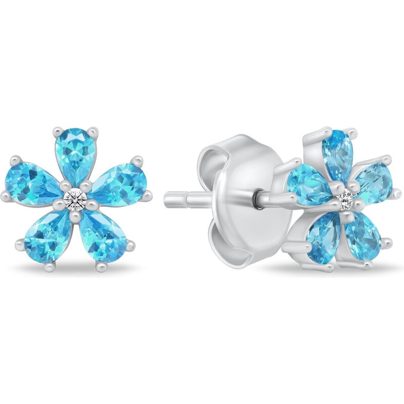 Brilio Silver Trblietavé strieborné náušnice Kytičky EA1034WAQ 66584463