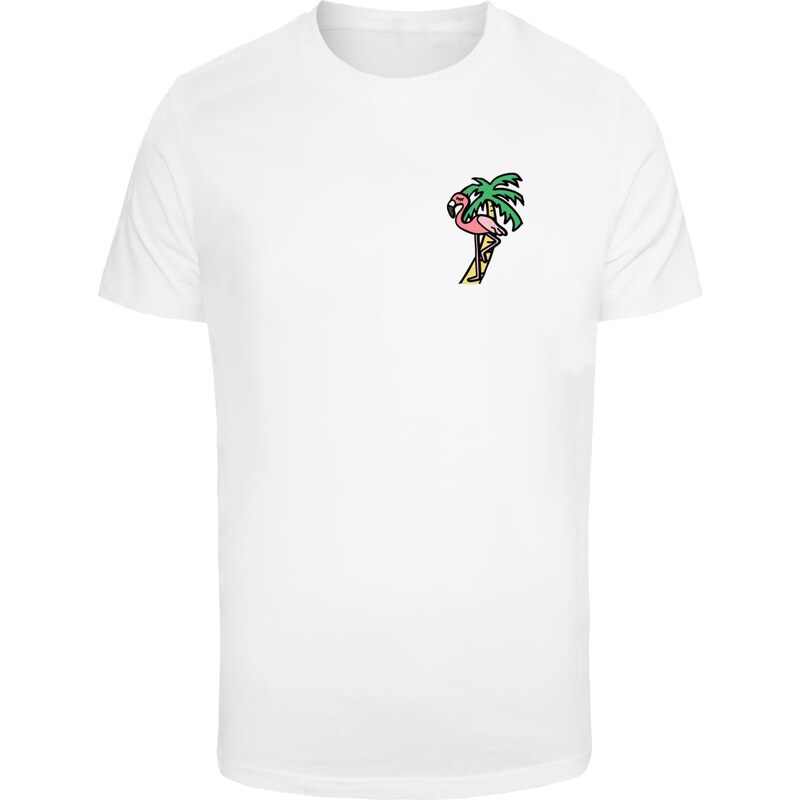 Mister Tee White Flamingo T-shirt 50602867
