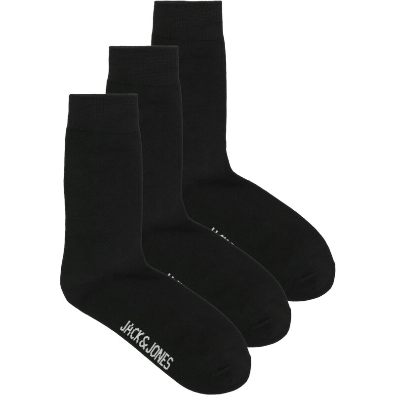 JACK & JONES Ponožky Rafael čierna / biela 54800591