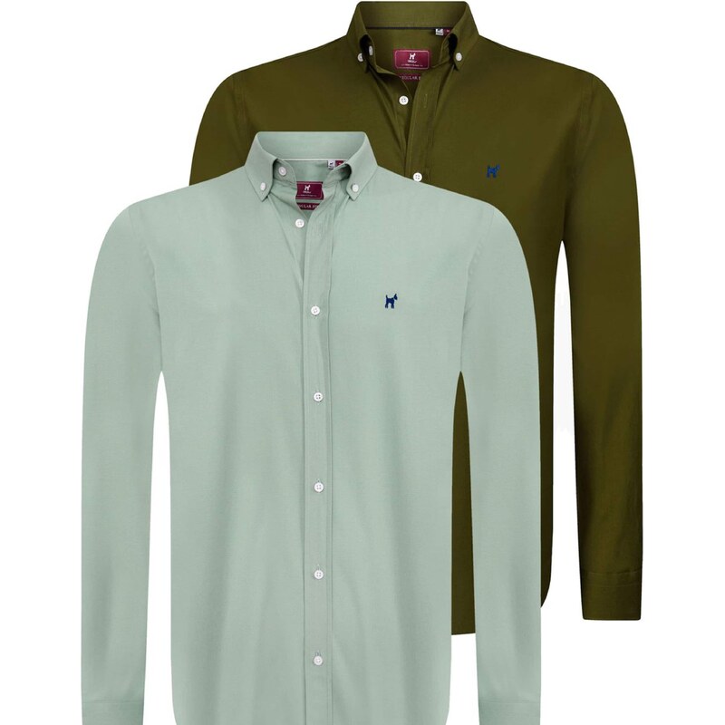 Williot Košeľa námornícka modrá / zelená 54800988