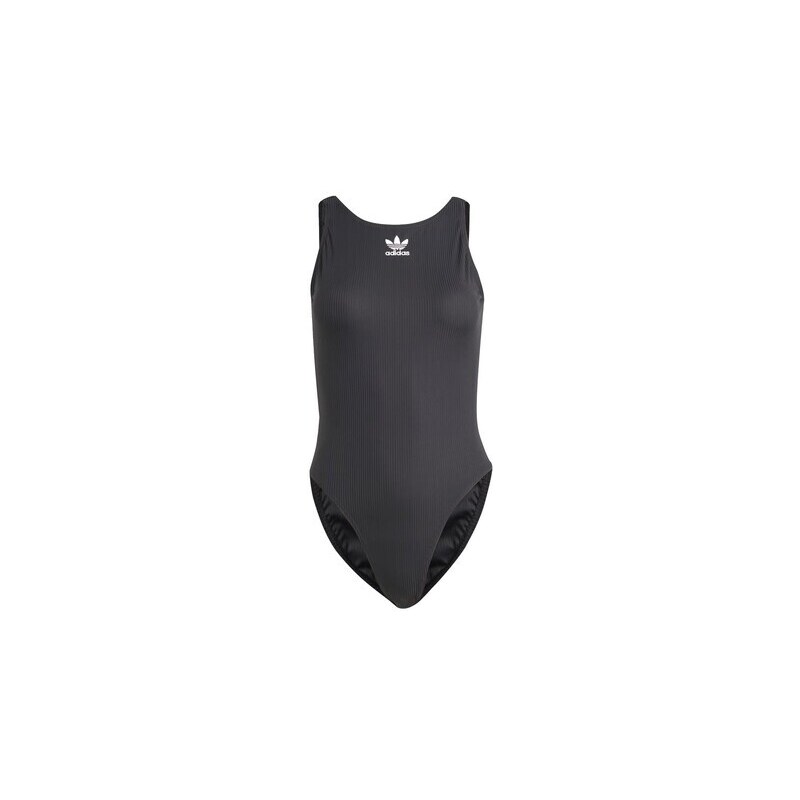 E-shop Rebrované jednodielne plavky ADICOL RIB SUIT od ADIDAS, čierne