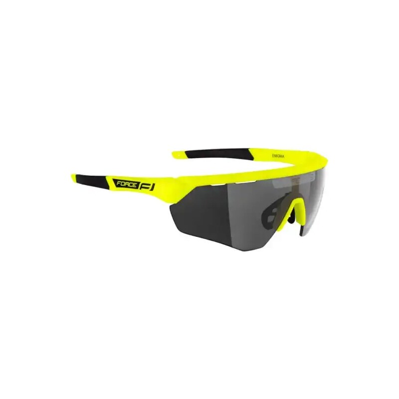 Force Enigma cyklistické okuliare fluo/čierne sklá 48449819