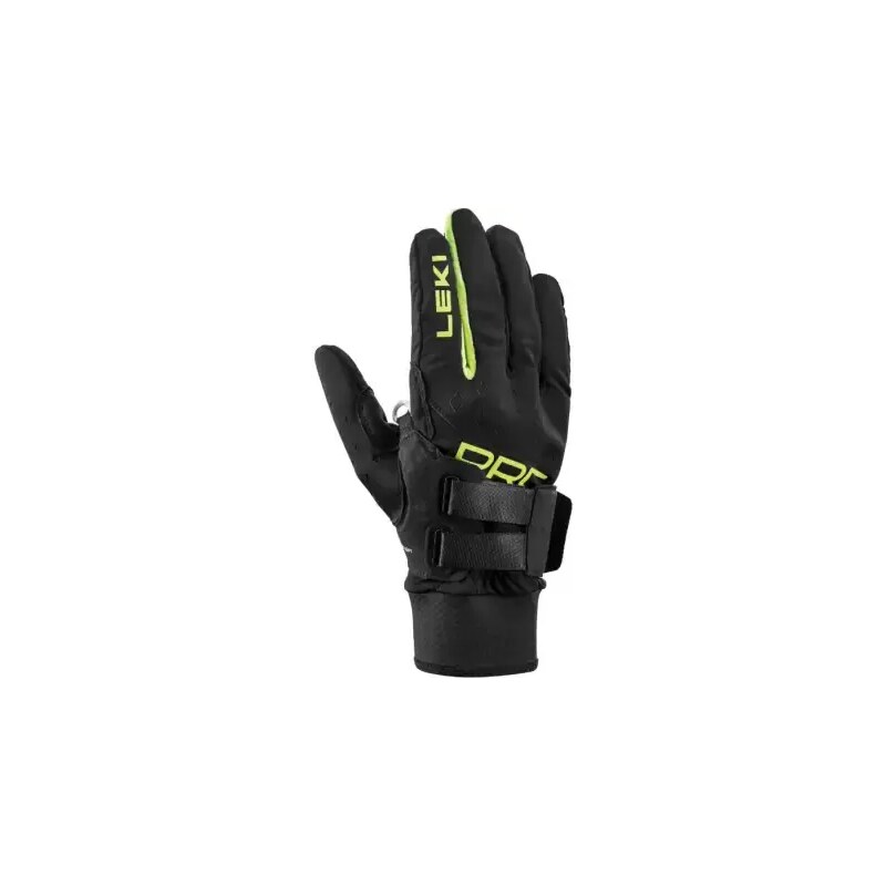 Leki PRC Shark bežecké rukavice Black/Neon yellow vel. 8 48452213