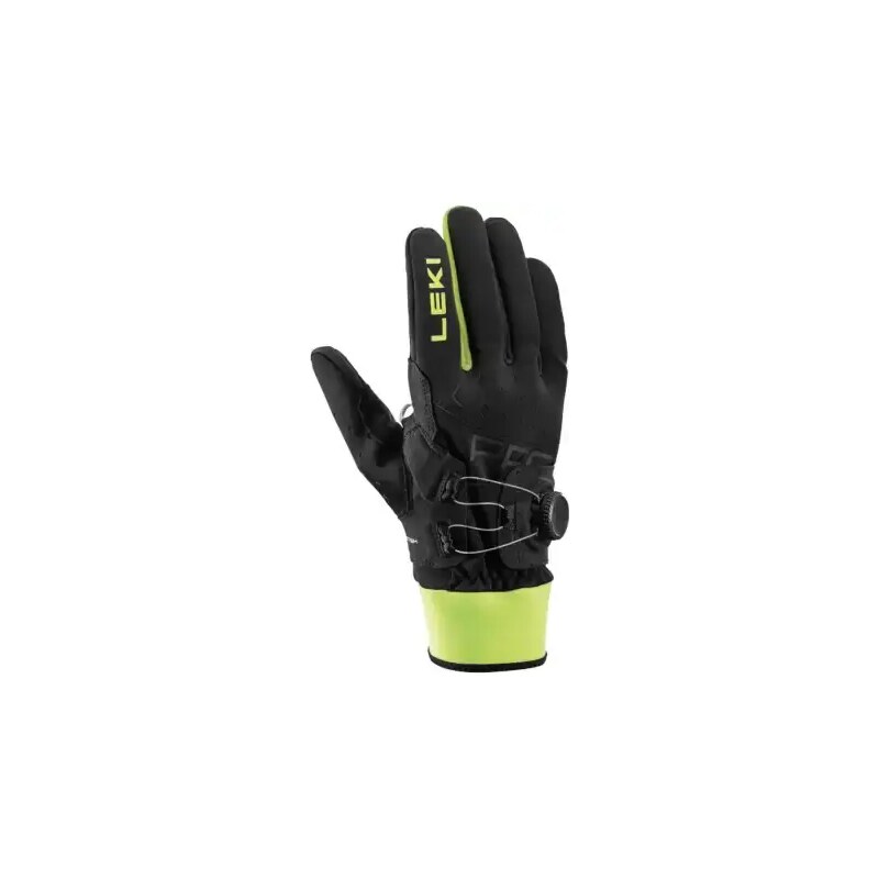 Leki PRC BOA Shark bežecké rukavice Black/Neon yellow vel. 11 48452219
