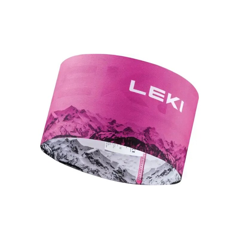 Leki XC Headband čelenka Neon pink/White vel. Uni 48452527