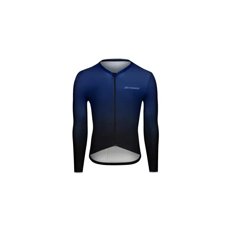 E-shop Force Smooth pánsky dres dlhý rukáv modrá/čierna vel. S