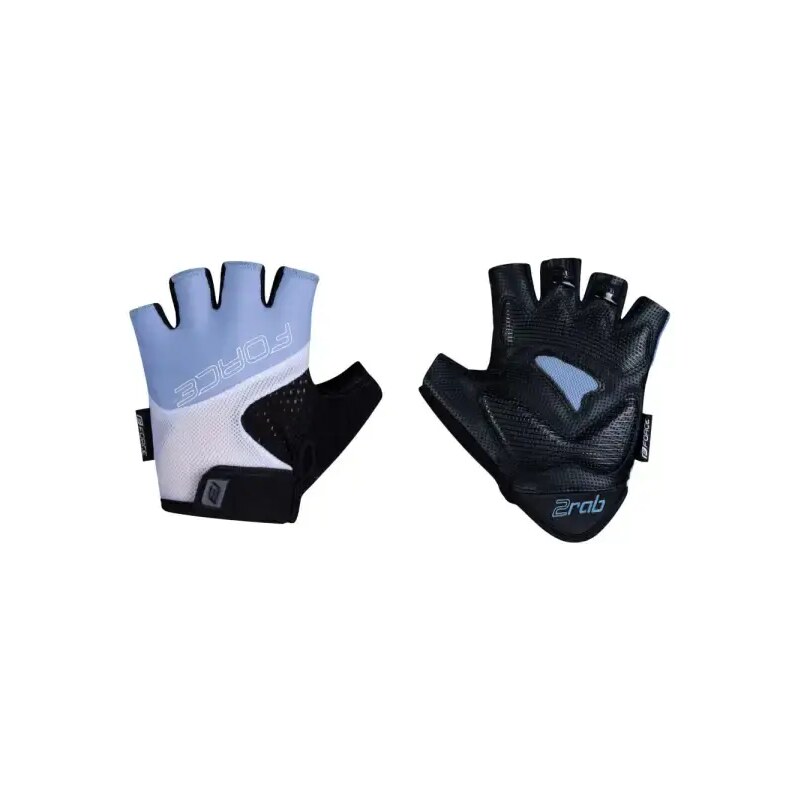 E-shop Force Rab 2 Lady krátke rukavice čierna/modrá/biela vel. S