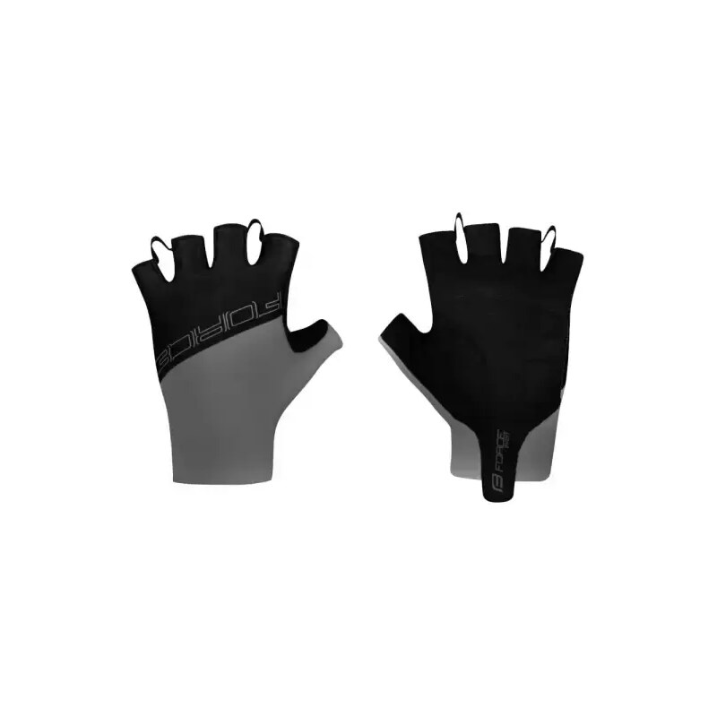 Force Even krátke unisex rukavice šedé/čierne vel. M 48454243