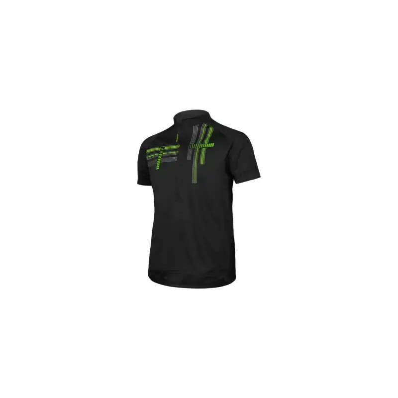 E-shop Etape Freetime pánsky dres krátky rukáv čierna/zelená vel. L