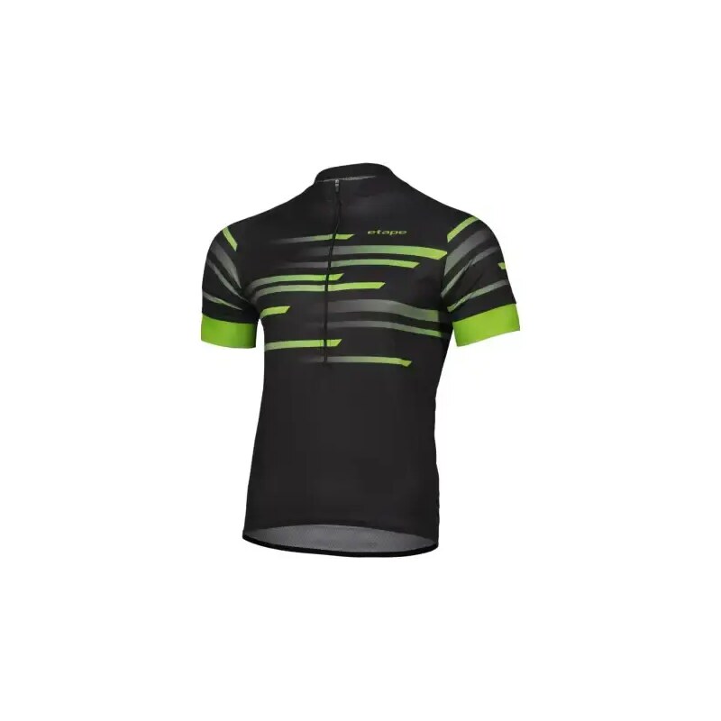 Etape Energy pánsky dres s krátkym rukávom black/green vel. XXL 48455804