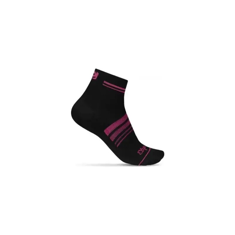 E-shop Etape Kiss ponožky čierna/ružová vel. XS/S