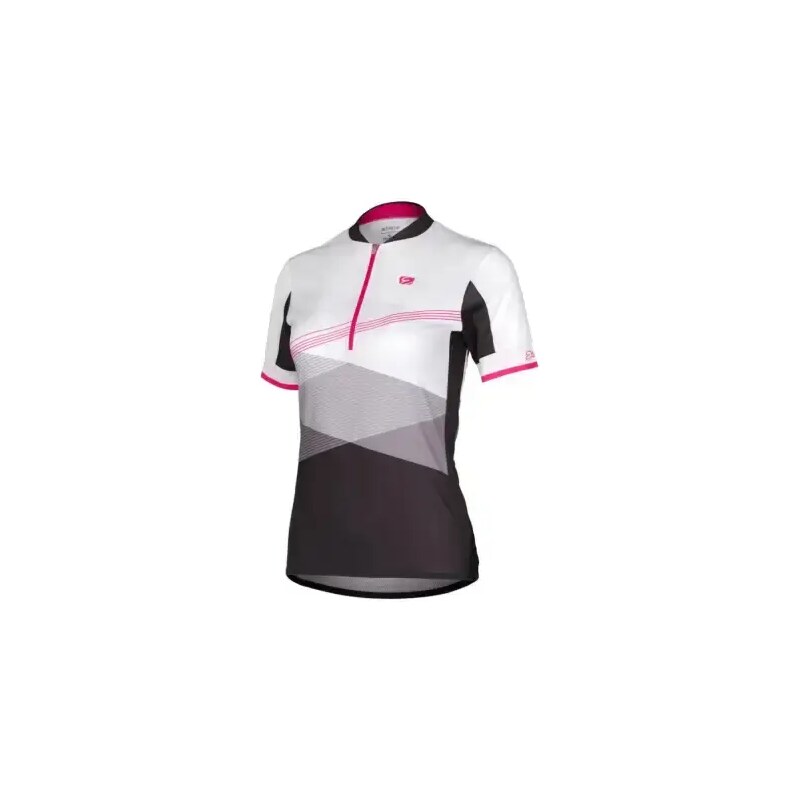 Etape Liv dámsky dres krátky rukáv biela/ružová vel. S 48456028