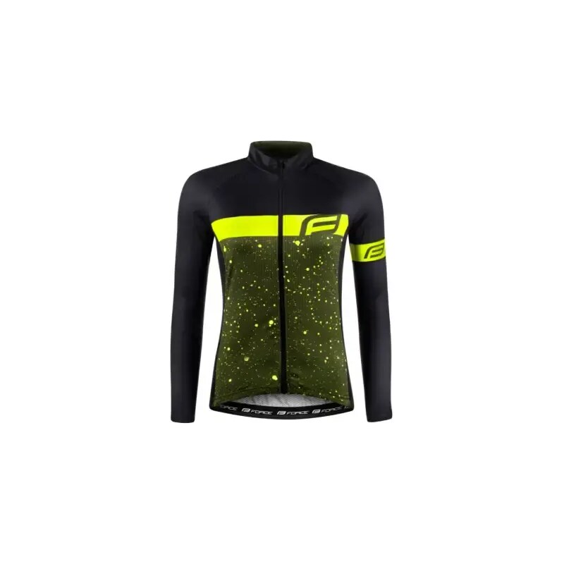 E-shop Force Spray Lady dámsky dres s dlhým rukávom army/fluo vel. L