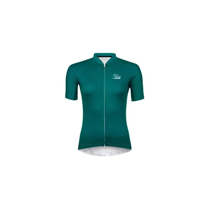E-shop Force Pure dámsky dres s krátkym rukávom petrolejova vel. L