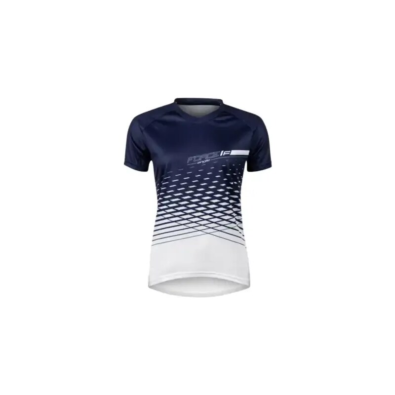 Force Angle MTB dámsky dres s krátkym rukávom White/Blue vel. M 48460298