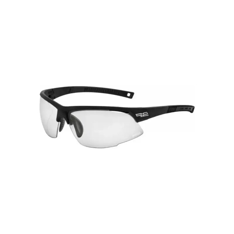 R2 Racer športové okuliare matná/čierna/číra sivé sklá 48460190