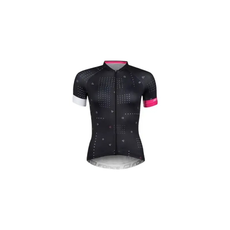 Dámsky dres Force Game s krátkym rukávom čierny vel. S 48460497