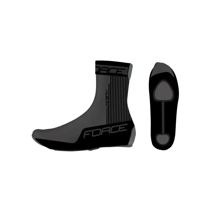 E-shop Force Rainy Road návleky na tretry čierne vel.S