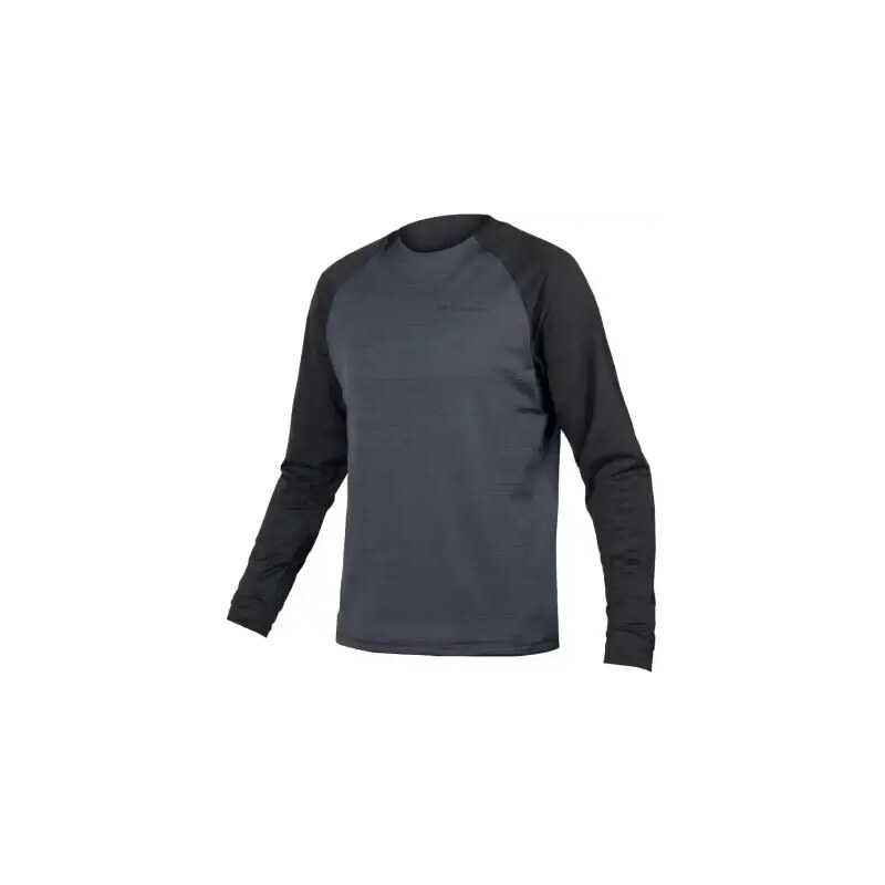 E-shop Endura Singletrack Fleece pánsky dres dlhý rukáv black vel. S