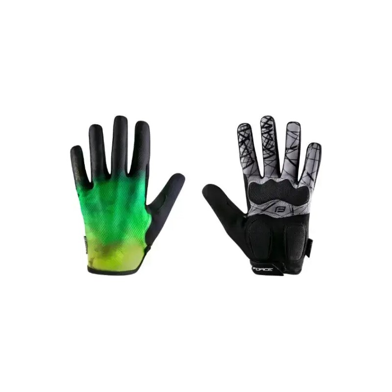 Force Core unisex MTB rukavice fluo/green vel. XL 48463142