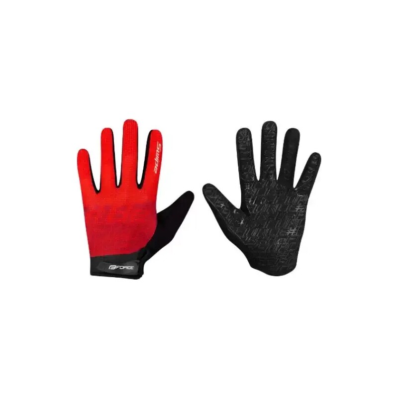 E-shop Force Swipe MTB rukavice červené vel. S
