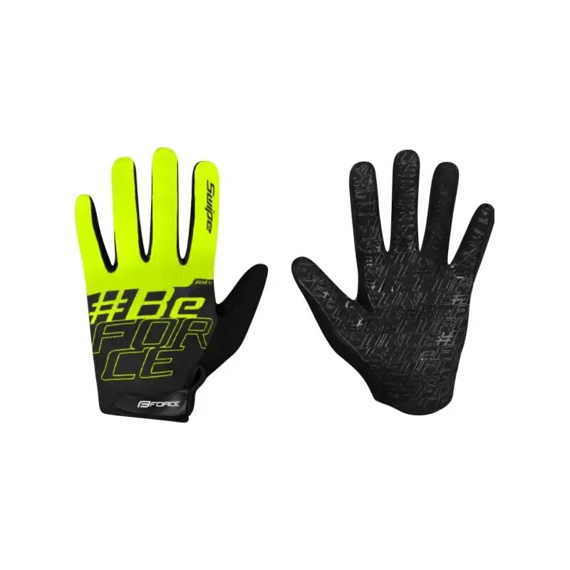 E-shop Force Swipe MTB rukavice čierne/fluo vel. S