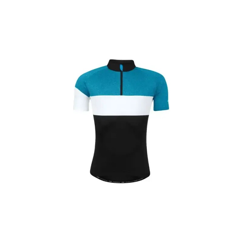 E-shop Force View pánsky dres krátky rukáv čierna/modrá/biela vel. L