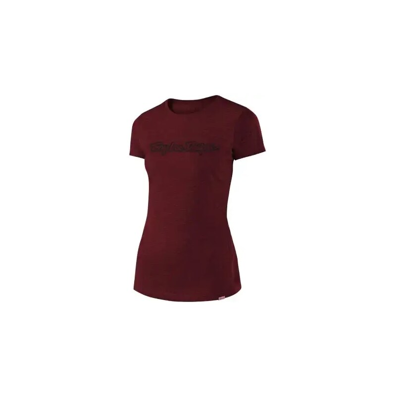 Troy Lee Designs Dámske tričko s krátkym rukávom Heather Mauve vel. M 48463700