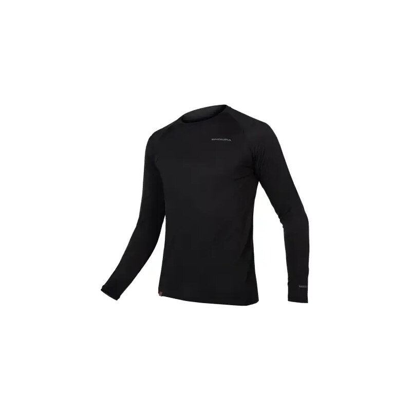 Endura BaaBaa Merino pánske tričko s dlhým rukávom čierne vel. M 48465171