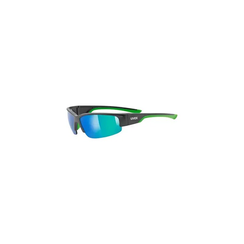 E-shop Uvex Sportstyle 215 okuliare black mat green/green