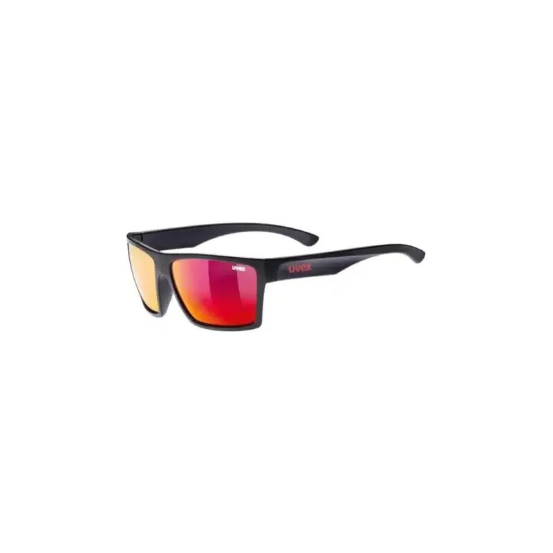 Uvex LGL 29 okuliare black mat red/mirror red 48469793