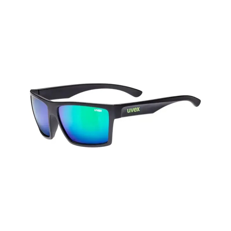 Uvex LGL 29 okuliare black mat green/mirror green 48469690