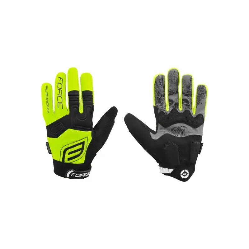 Force MTB Autonomy letné rukavice fluo vel.S 48469941