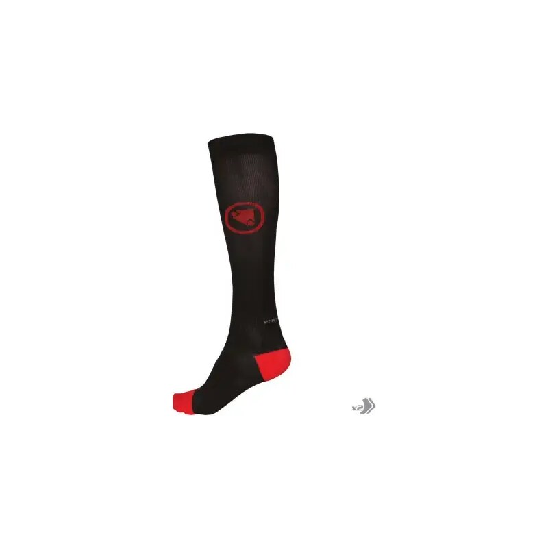 Endura Compression 2 pack ponožky čierna vel. M 48470786