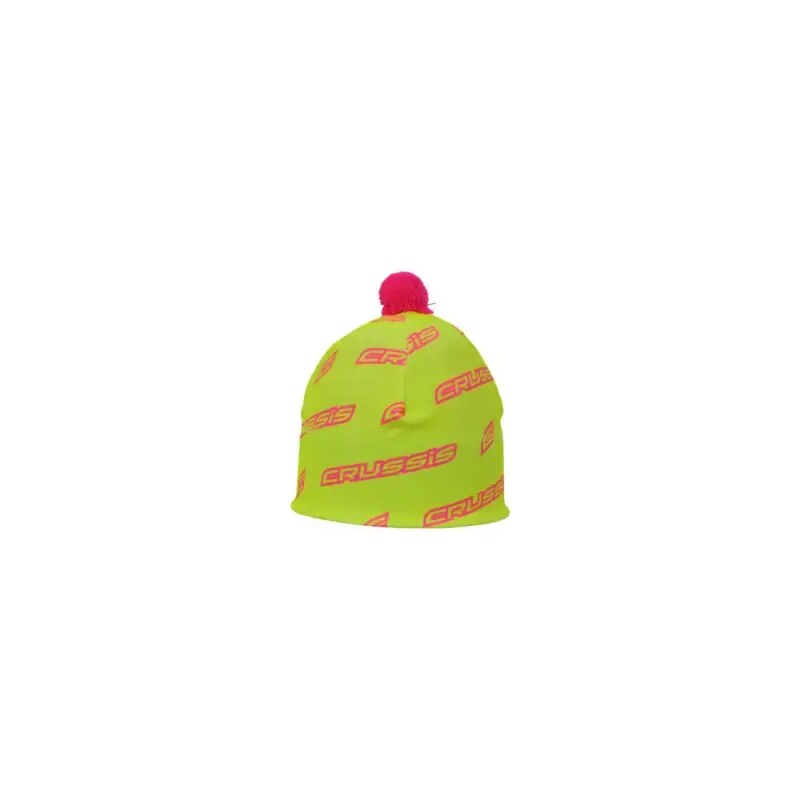E-shop Crussis Logo čiapka s brmbolcom žltá fluo/ružová fluo veľ. Uni