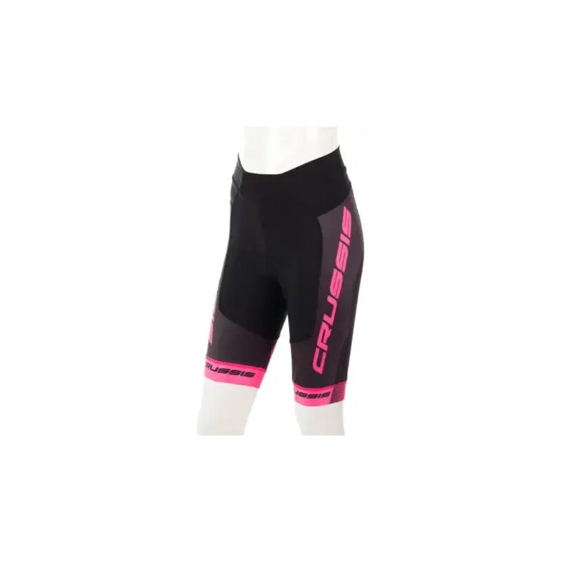Dámske cyklistické šortky Crussis black/pink vel. XS 67400685