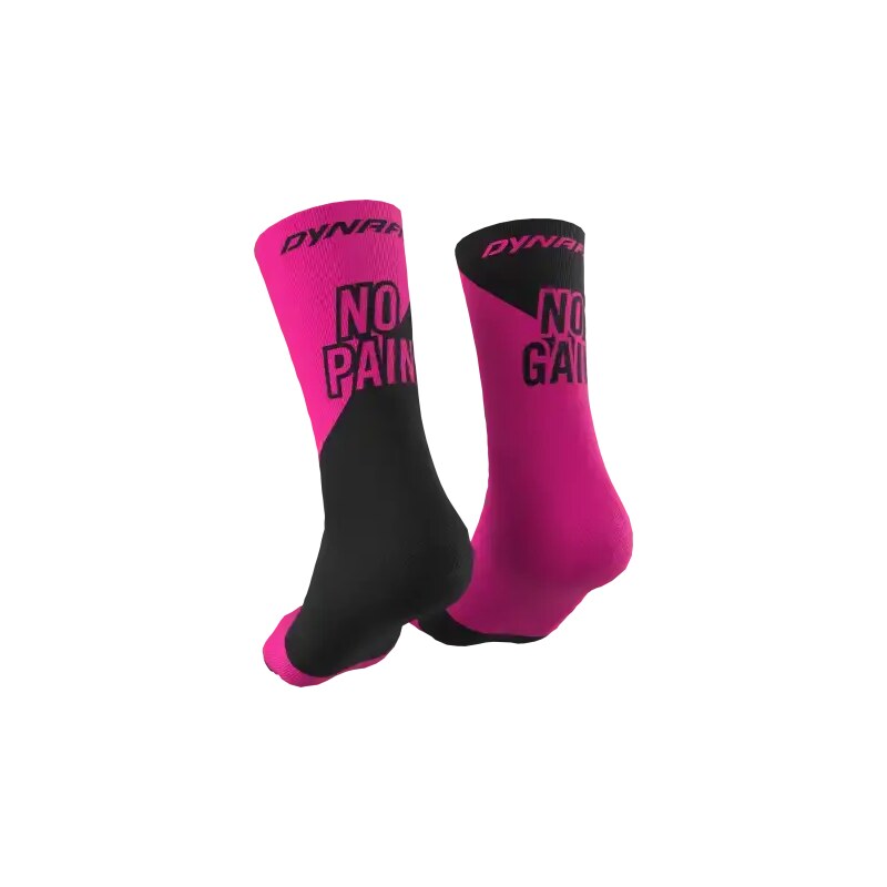 Dynafit No pain No gain športové ponožky Pink Glo/Black Out vel. 43-46 48474521