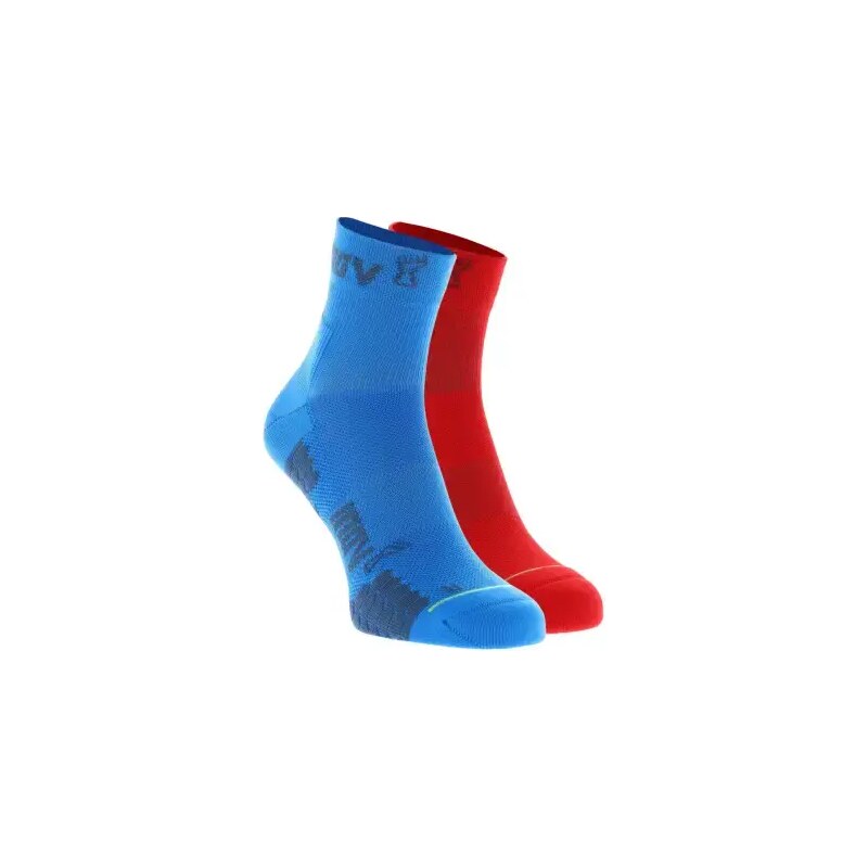 Inov-8 Trailfly stredné ponožky modré/červené vel. L 48474503