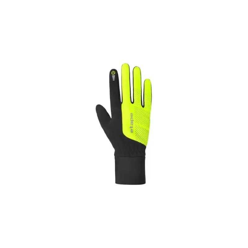 Etape Skin WS rukavice čierna/žltá fluo vel. M 48474924