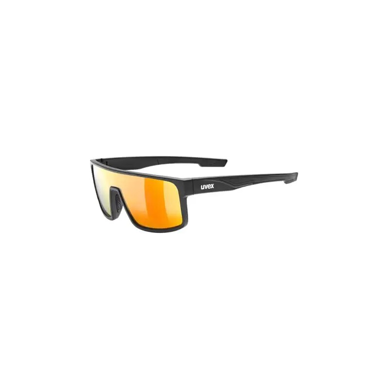Uvex LGL 51 cyklistické okuliare Black Mat/Mirror Red 48477349