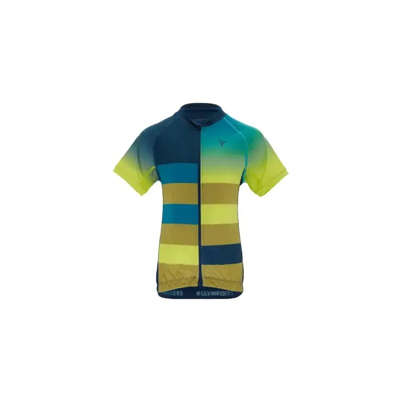 Silvini Mazzani Detský dres s krátkym rukávom Navy/Lime vel. 146-152 48477728