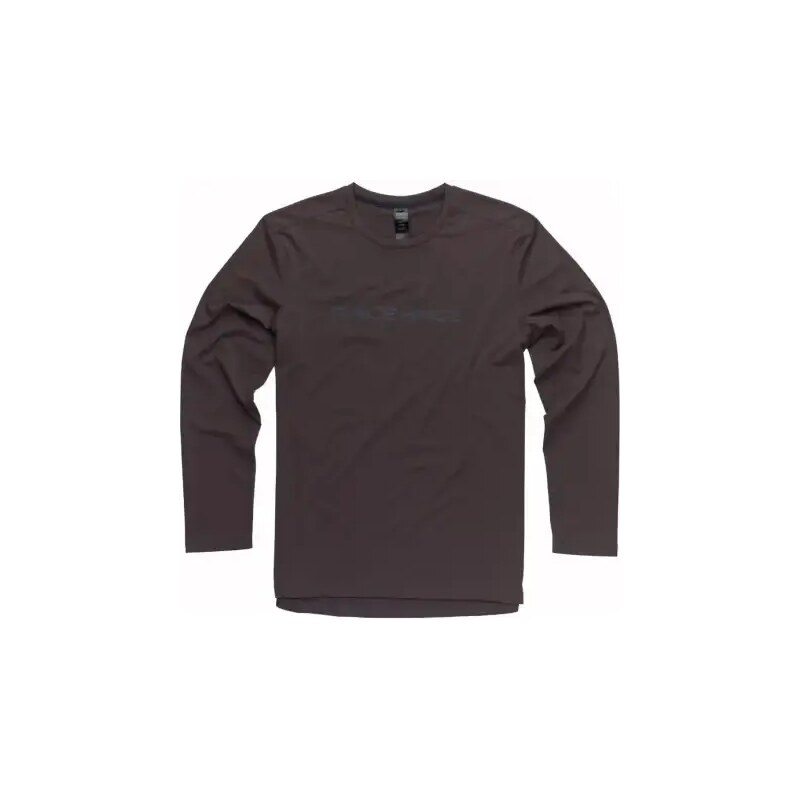 E-shop Race Face Commit Pánske tričko s dlhým rukávom Charcoal vel. XL