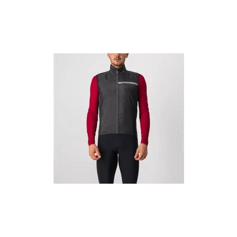 Castelli Squadra Stretch pánska vesta Light Black/Dark Gray vel. XXL 48478814