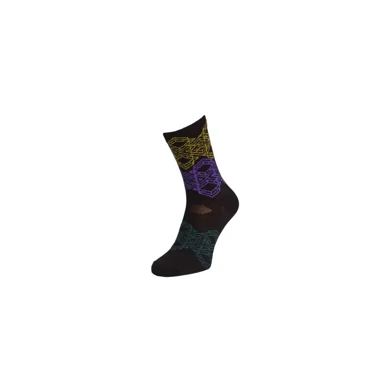 Silvini Dogana Ponožky Black/Plum ve. 39-41 48479057