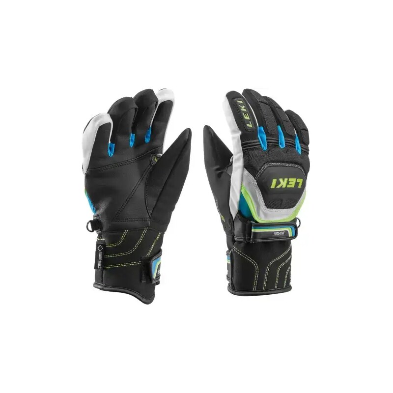 Leki Worldcup Race Coach Flex S GTX detské zjazdové rukavice čierna 48480228