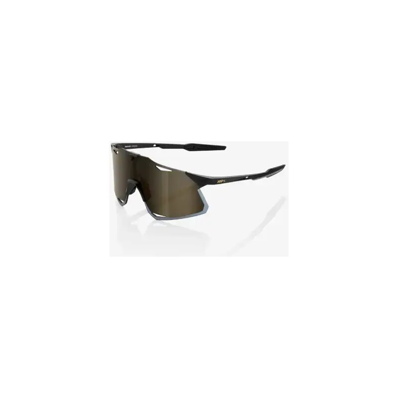 100% Hypercraft športové okuliare Matte Black/Soft Gold 48481698