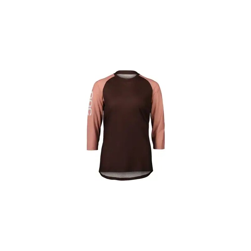 E-shop POC MTB Pure dámske tričko s 3/4 rukávom Axinite Brown/Rock Salt